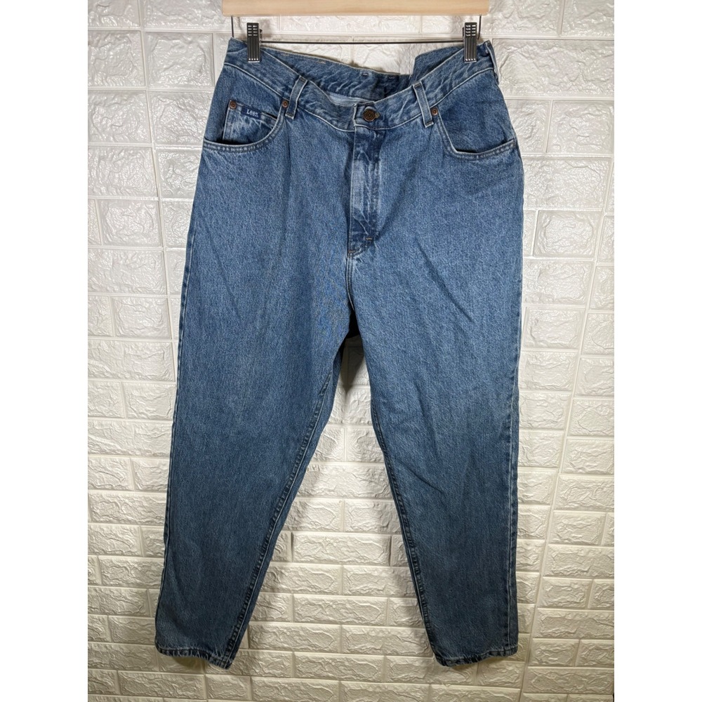 Lee Medium Relaxed Fit Women's Jeans Size 16M Blue Denim Classic Style‎